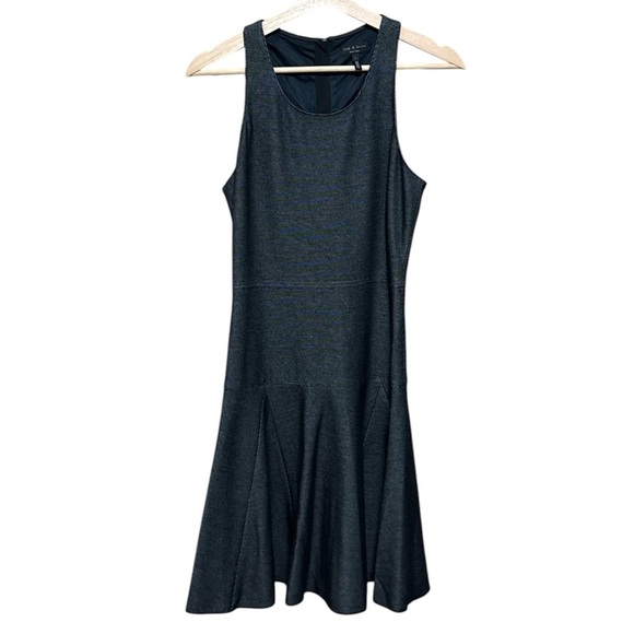 EUC - Rag & Bone Enigma Drop Waist Fit and Flare Dress - size 4 - Picture 4 of 6